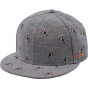 Kids Grey Cotton Pelican Pauk Snapback Cap - Barts