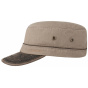Army Gates Cotton Brown & Taupe Cap - Stetson
