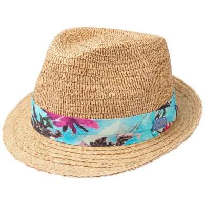 Chapeau Trilby Paille Raphia Naturelle- Stetson  Reference : 10271 | Chapellerie Traclet