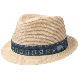 Natural Abaca Straw Trilby Hat - Stetson