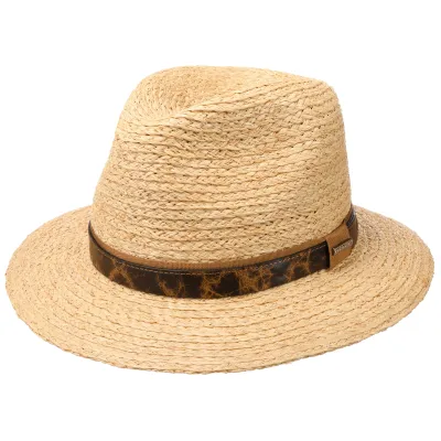 Natural Raffia Straw Traveler Hat - Stetson Reference: 10275 | Traclet Hat Shop
