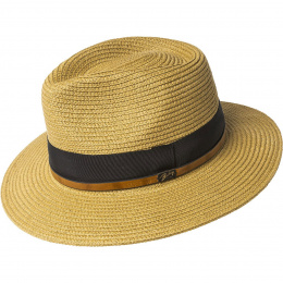 Bailey Denney Fedora Hat Paper Straw Latte