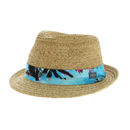 Chapeau Trilby Paille Raphia Naturelle- Stetson