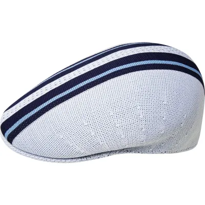 Casquette vented stripe 504 blanc Reference : 10310 | Chapellerie Traclet