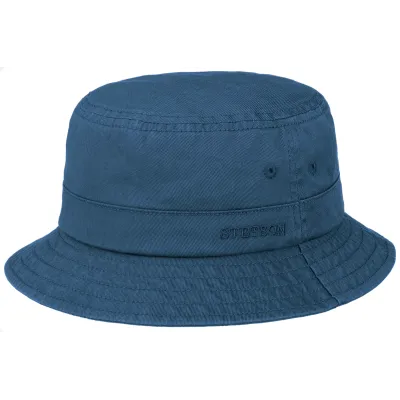 Bob Coton Twill Coton Bleu Marine- Stetson Reference : 4947 | Chapellerie Traclet