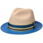 Beige & Blue Player Panama Hat - Stetson