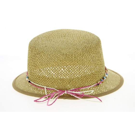 Gioconda Natural Paper Straw Cap - Traclet