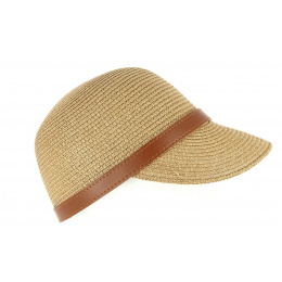 Casquette Cubaine Bayamo Souple Paille Papier Tabac- Traclet