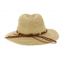 Baracoa Paper Straw Fedora Hat Camel - Traclet