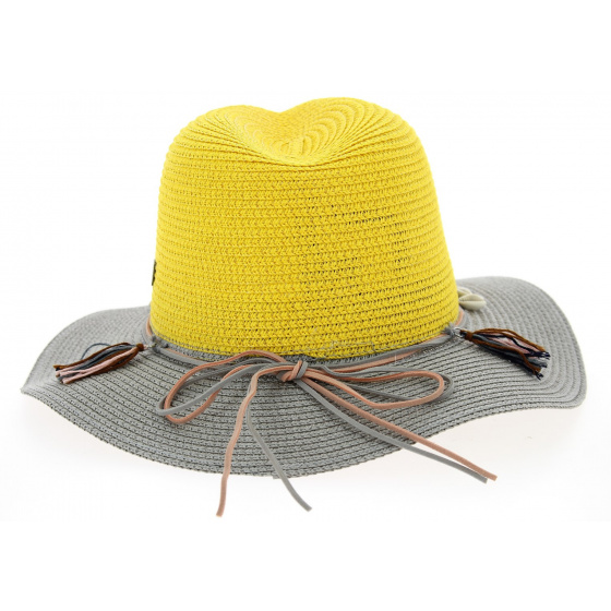 Chapeau Safari Manzanillo Paille Papier Mimosa- Traclet Chapeau Safari Manzanillo Paille Papier Mimosa- Traclet