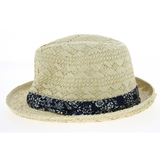 Chapeau Trilby Mariel Paille Papier Naturel- Traclet
