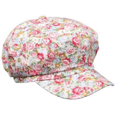 Retro Summer Newsboy Cap Jorja Cotton Pink - Traclet Reference: 10345 | Traclet Hatmakers