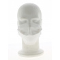 Washable White Barrier Mask with Nose Wire