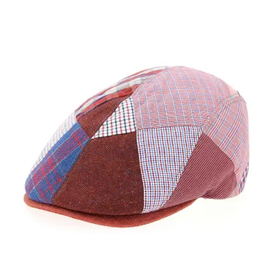 Casquette Plate Meys Lin Rouge- Traclet  Reference : 10351 | Chapellerie Traclet