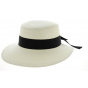 Casquette Giuditta Panama Ruban Noir - Traclet