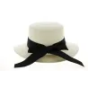 Casquette Giuditta Panama Ruban Noir - Traclet  Reference : 10355 | Chapellerie Traclet