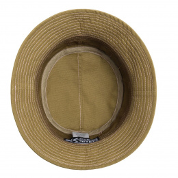 Tan & Pink Cotton Workwear Bucket Hat - Kangol