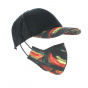 Baseball Cap + Black Cotton Mask Kit with Pattern - Traclet