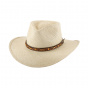 Magic Island Traveller Hat Natural Straw - Bullhide