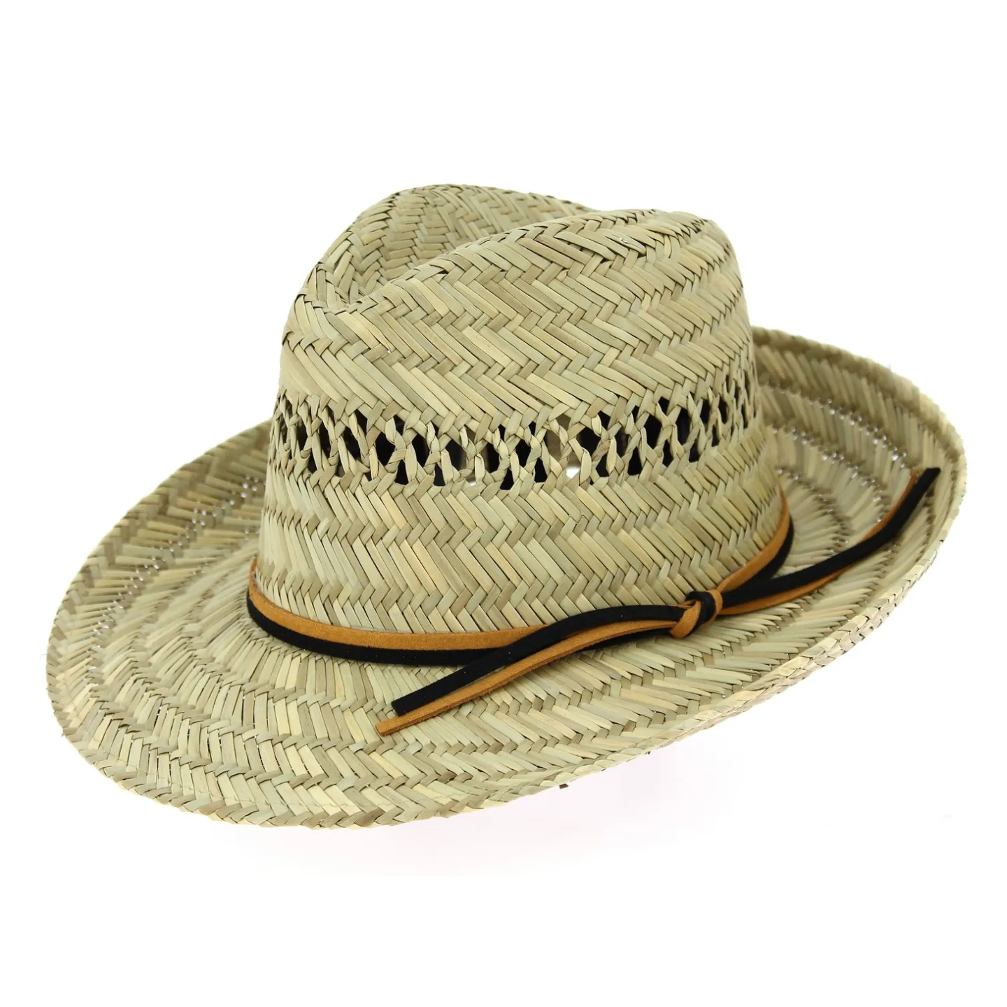 Chapeau Fedora Cefalu Paille Naturelle- Traclet Reference : 10426 | Chapellerie Traclet