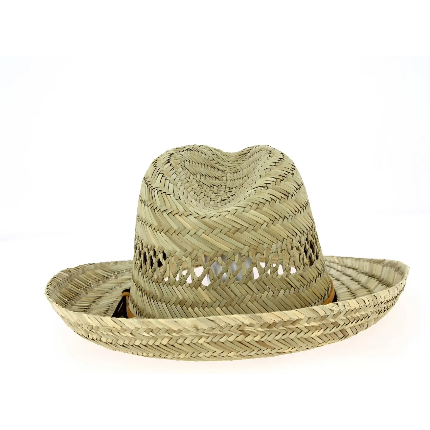 Chapeau Fedora Cefalu Paille Naturelle- Traclet Reference : 10426 | Chapellerie Traclet