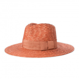Joanna Wide Brim Straw Traveller Hat Autumn - Brixton