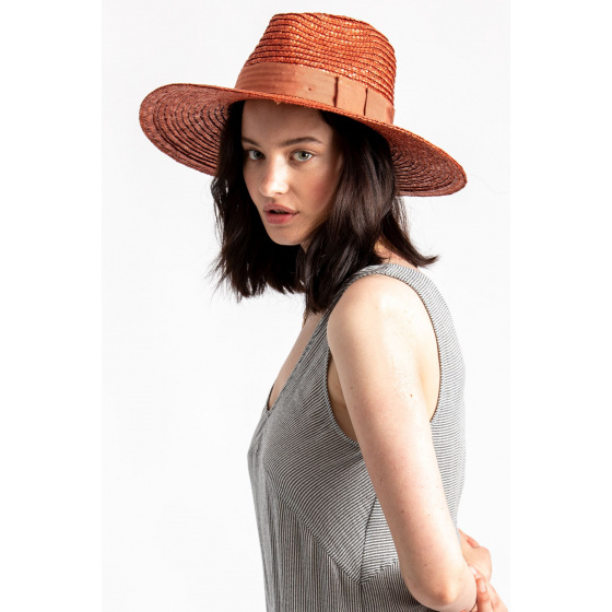 Joanna Wide Brim Straw Traveller Hat Autumn - Brixton Joanna Wide Brim Straw Traveller Hat Autumn - Brixton