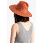 Joanna Wide Brim Straw Traveller Hat Autumn - Brixton