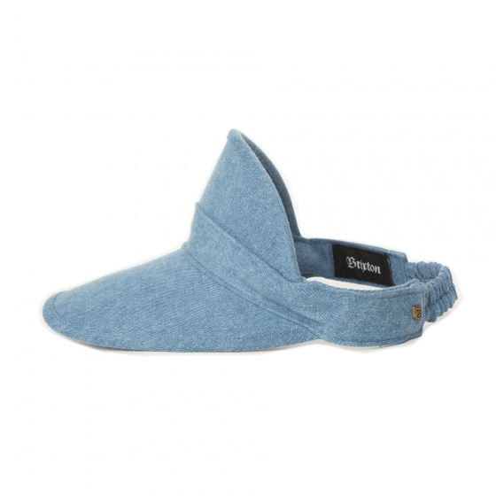 Light Blue Cotton Monroe Visor - Brixton