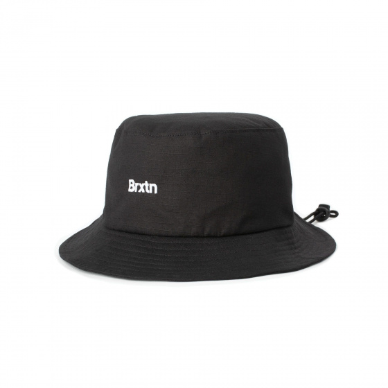 Brixton Gate Black Cotton Bucket Hat