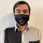 Black Elastic Fantasy Cinema Mask - Traclet