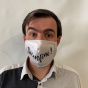 "Deconfined!" Fantasy Mask with White Elastic - Traclet