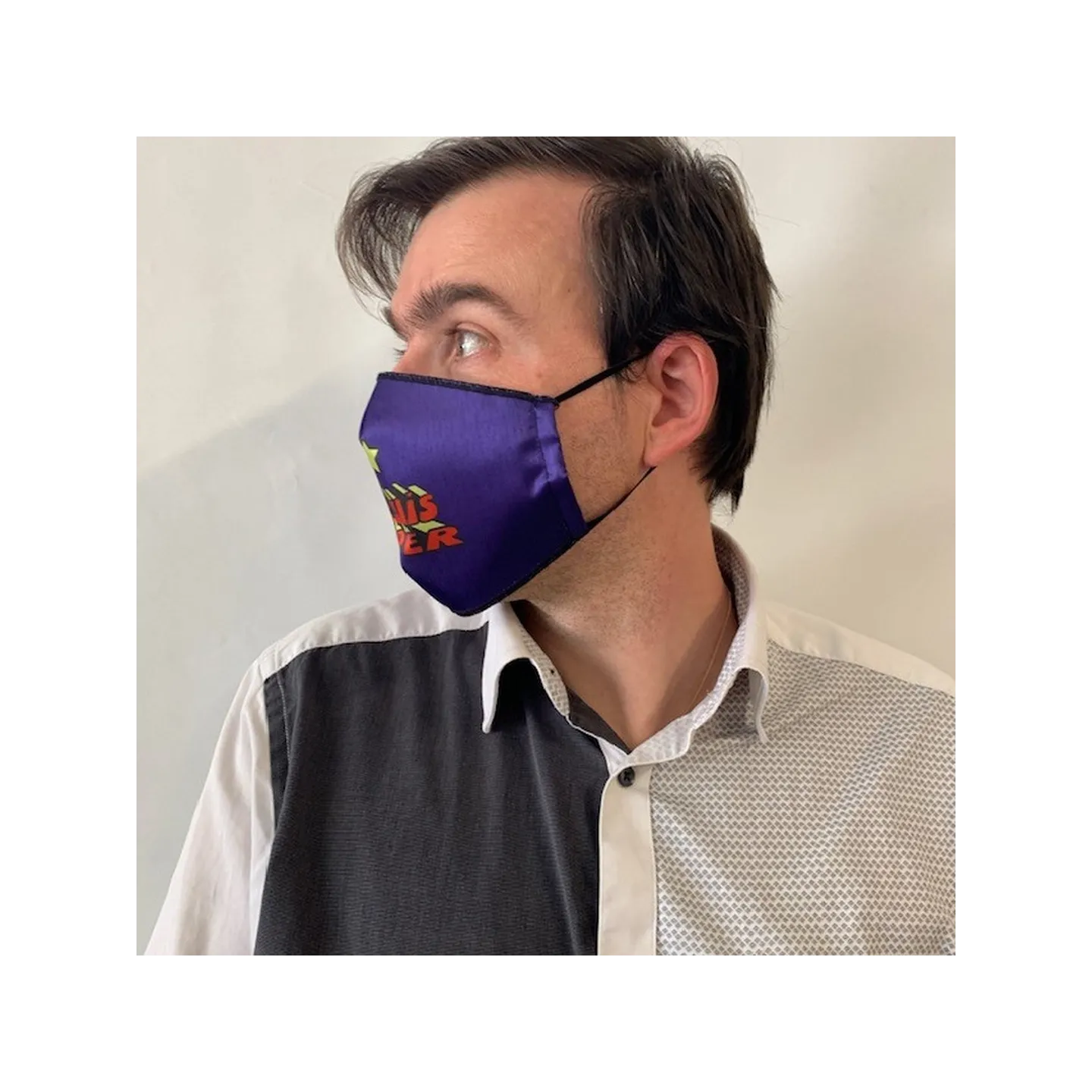 "I am super" Fantasy Mask with Black Elastic - Traclet Reference: 10374 | Traclet Hat Shop