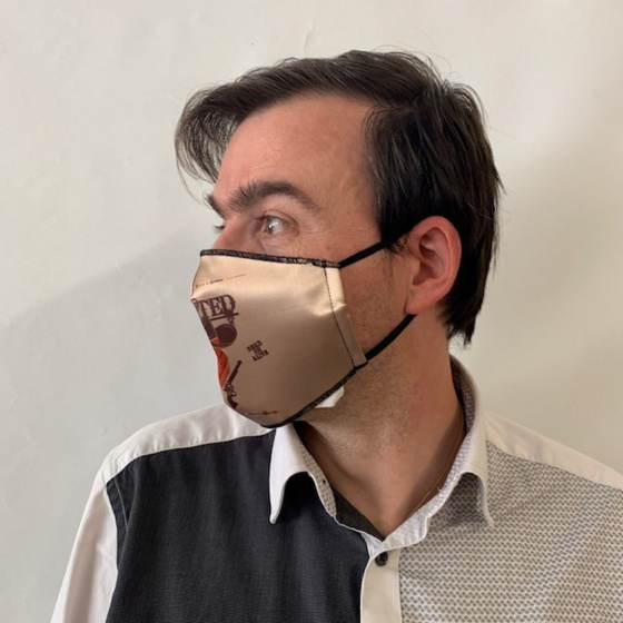 Western Fantasy Mask with Black Elastic - Traclet Western Fantasy Mask with Black Elastic - Traclet