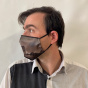 Paris Arc de Triomphe Black Fancy Elastic Mask - Traclet