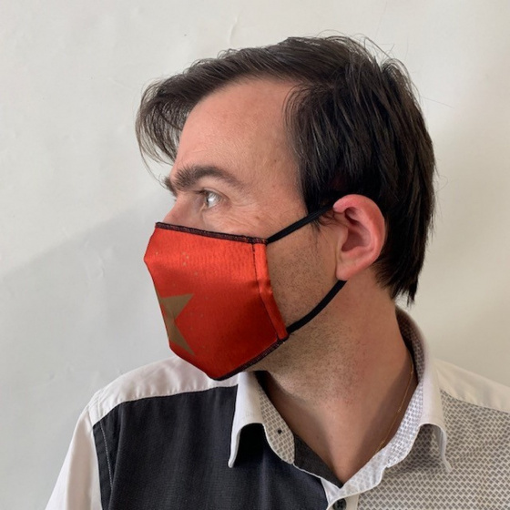 Masque Star Fantaisie Élastique Noir- Traclet