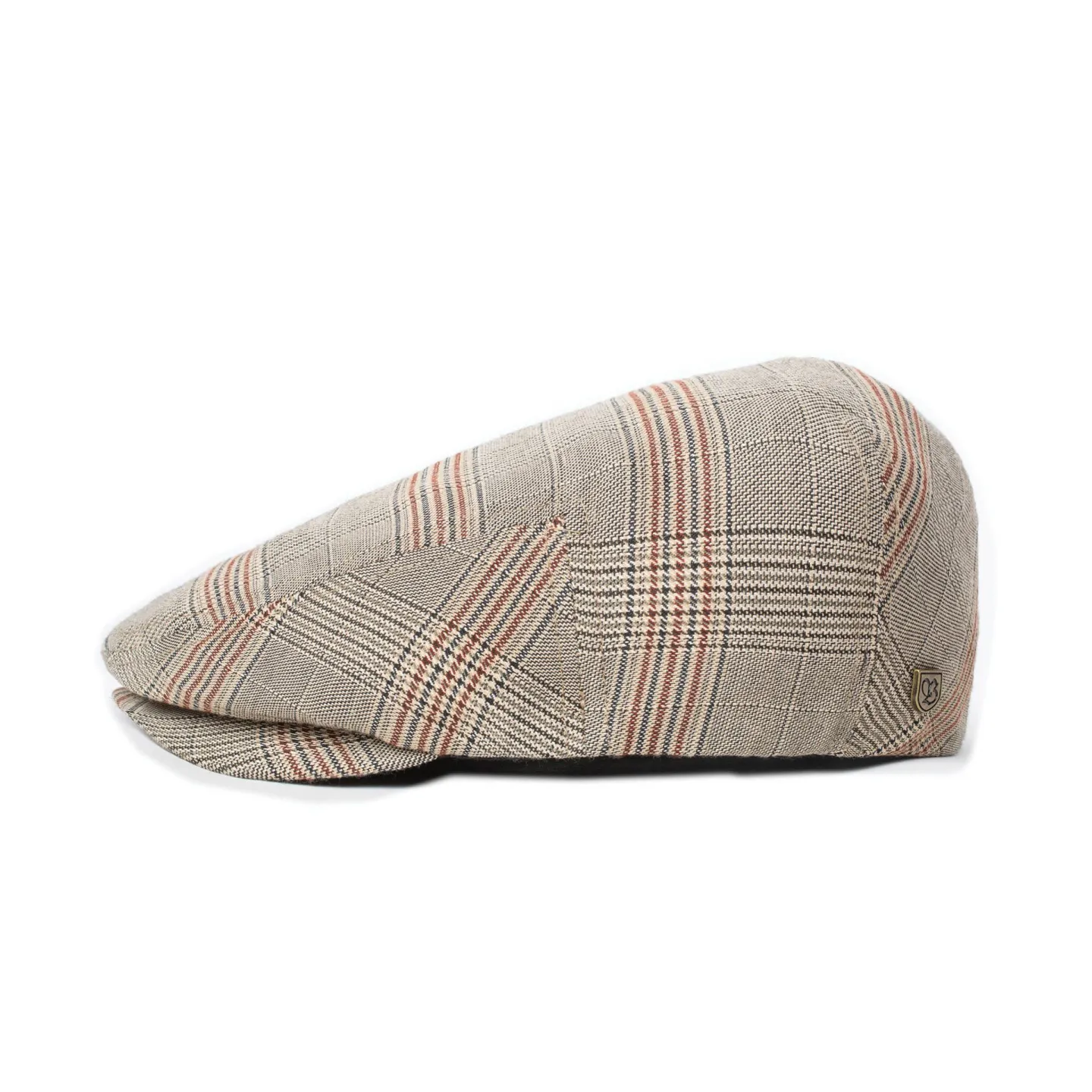 Casquette Hooligan Coton Carreaux Coconut- Brixton  Reference : 10458 | Chapellerie Traclet