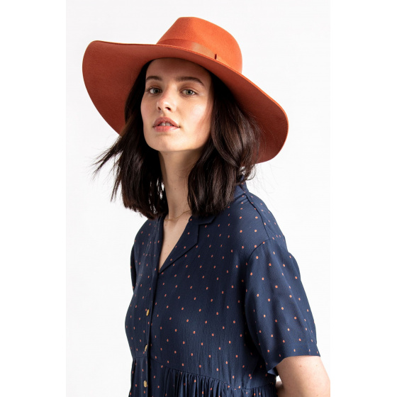 Piper Autumn Wool Felt Wide Brim Hat - Brixton