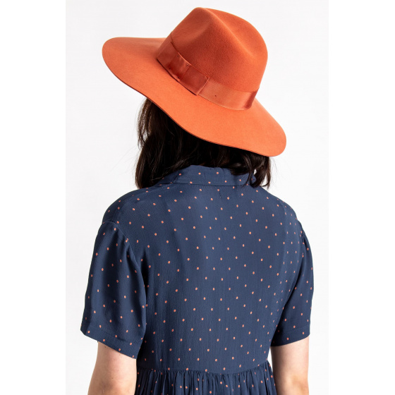 Piper Autumn Wool Felt Wide Brim Hat - Brixton