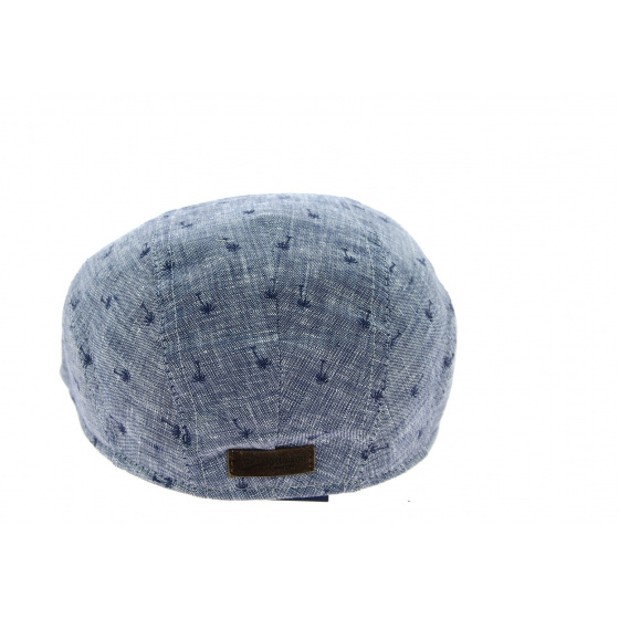 Casquette Plate Dean Lin Palmier Bleue- Göttmann  Casquette Plate Dean Lin Palmier Bleue- Göttmann