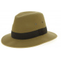 Safari Hat Beige Cotton Shaped Fabric - Broswell