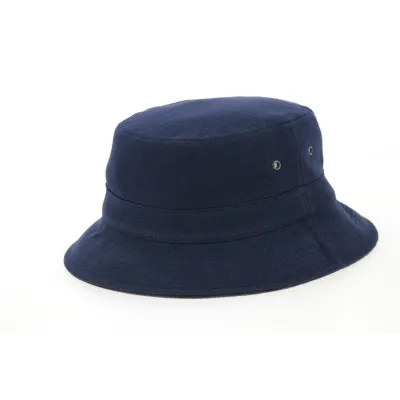Navy Blue Cotton Davos Bucket Hat - Crambes Reference: 10477 | Traclet Hat Shop