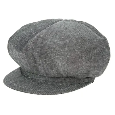 Casquette Gavroche Rasta Lin Noire- Mtm Reference : 10483 | Chapellerie Traclet