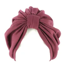 Cotton Plum Chemotherapy Turban - Traclet Reference: 10484 | Traclet Hat Shop