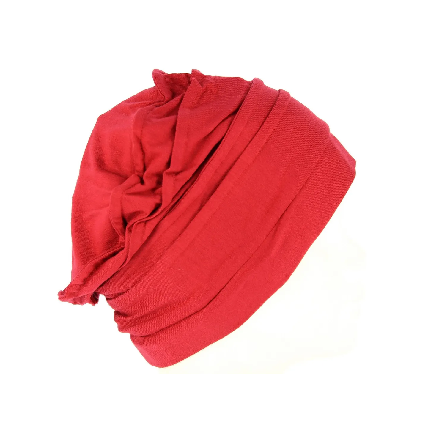 Women's Dark Red Bamboo Chemotherapy Beanie - Mtm Reference: 10486 | Chapellerie Traclet
