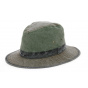 Logan Cotton Safari Hat in Olive & Brown - Traclet