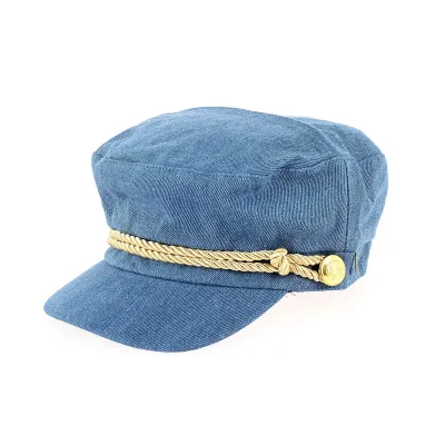 Blue Denim Sailor Cap - Traclet  Reference: 10491 | Traclet Hat Shop