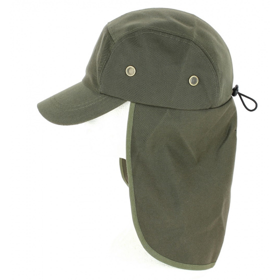 Recife Cotton Neck Flap Cap - Traclet