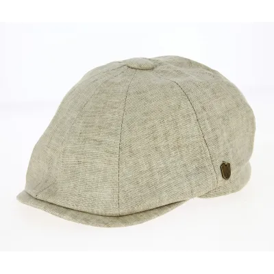 Casquette 8 Côtes Sao Lin & Coton Beige- Traclet  Reference : 10494 | Chapellerie Traclet
