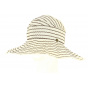 Ivory Fabric Rollable Visor- Traclet 
